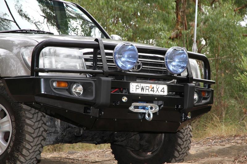 Toyota Landcruiser Prado 90 Series Bullbar- Combo Deal FREE Snorkel LED ...