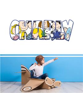Charlie Brown PERSONALIZED NAME Decal WALL STICKER Decor Mural Kids