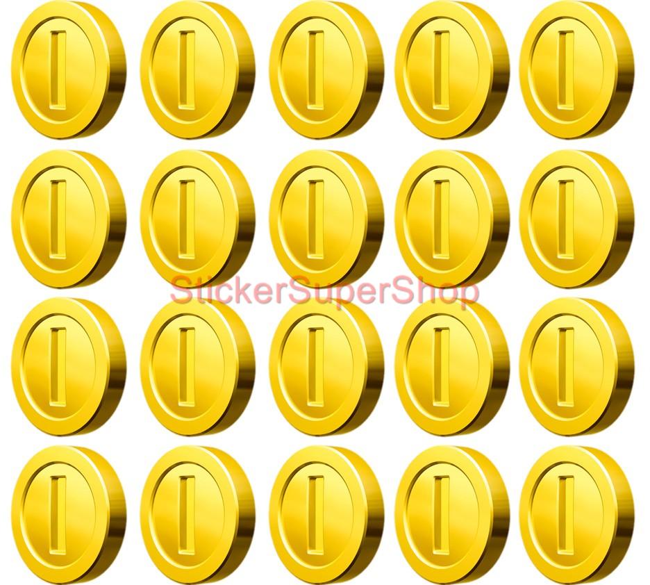Printable Mario Coins Customize and Print