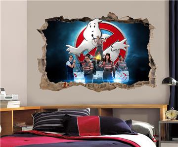 Ghostbusters Movie Smashed Wall Decal Graphic Wall Sticker ...