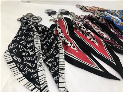 Lot of 4 Brighton scarves / handbag charm / key fob NWOT $160 | eBay