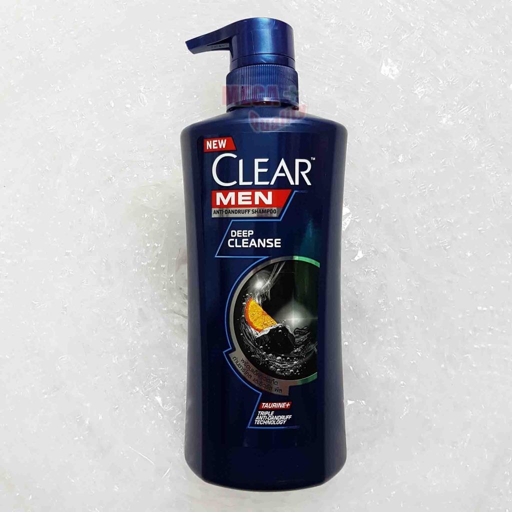 Clear Men Anti Dandruff Shampoo Deep Cleanse Activated Carbon Mint ...