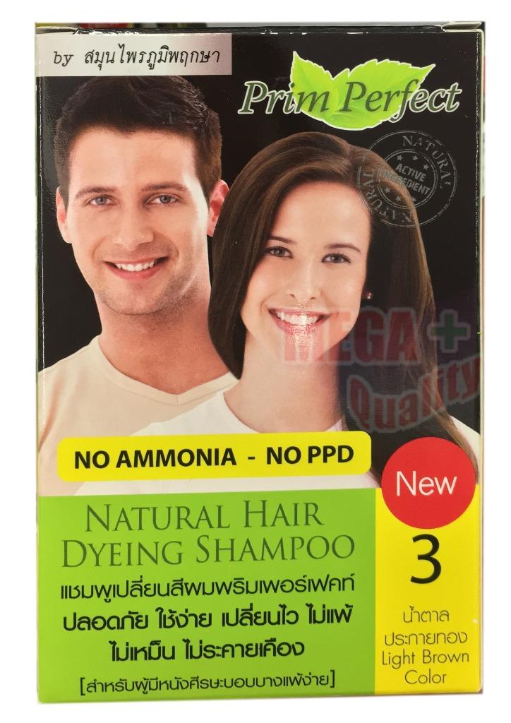 Prim Perfect Natural Hair Dyeing Shampoo For Sensitive Scalp
