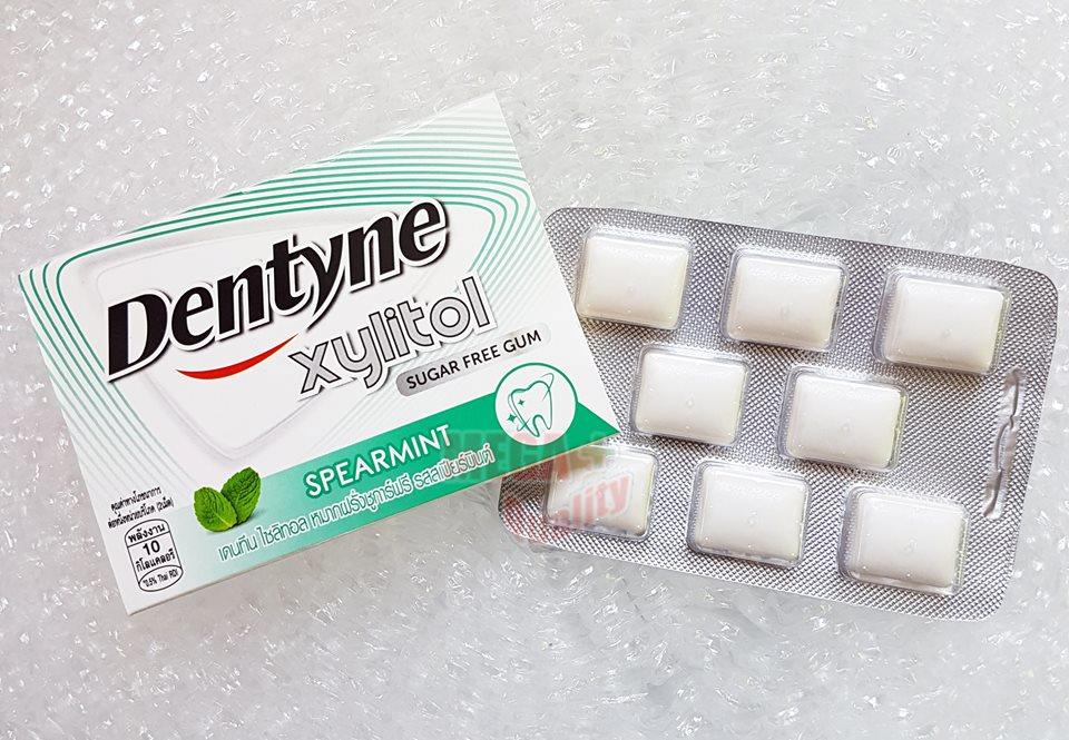 5 x Dentyne Xylitol Spearmint Flavour Sugar-Free Chewing ...