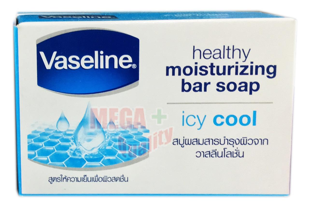 Vaseline Healthy Moisturizing Bar Soap Icy Cool Long ...