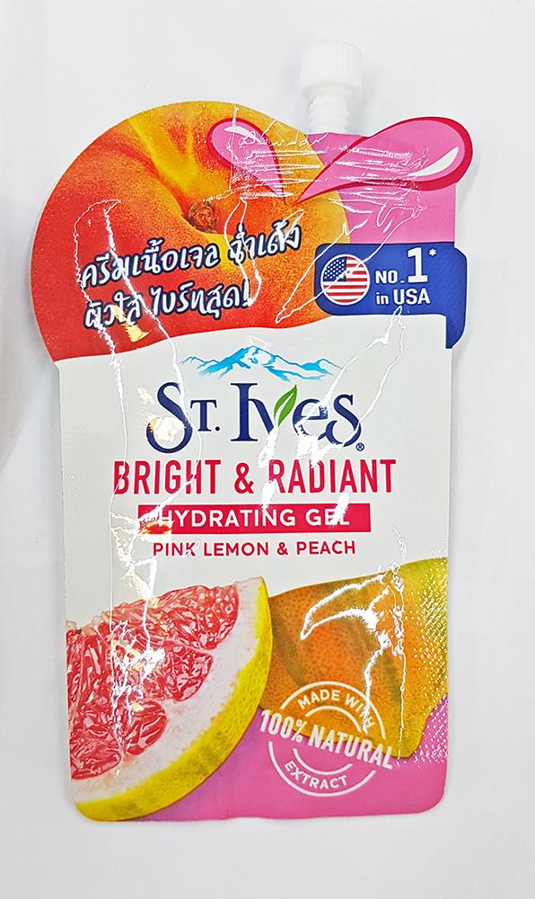 St Ives Bright Radiant Hydrating Gel Pink Lemon And Peach Glow Dull Skin 10g 8851932405782 Ebay