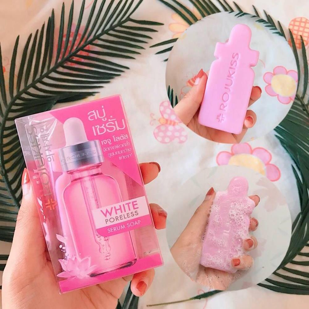 Rojukiss Bright Poreless Serum Soap Korean Jeju Lotus Extract