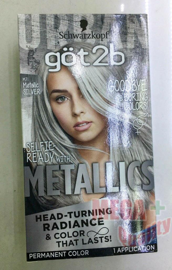 Schwarzkopf Got2b Metallics Permanent Color Application Kit #M71 ...