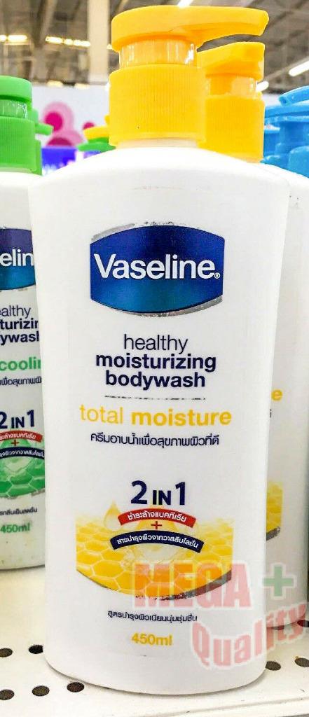 vaseline total moisture body wash