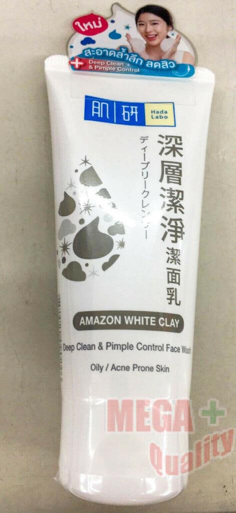 hada labo deep clean & pimple control face wash