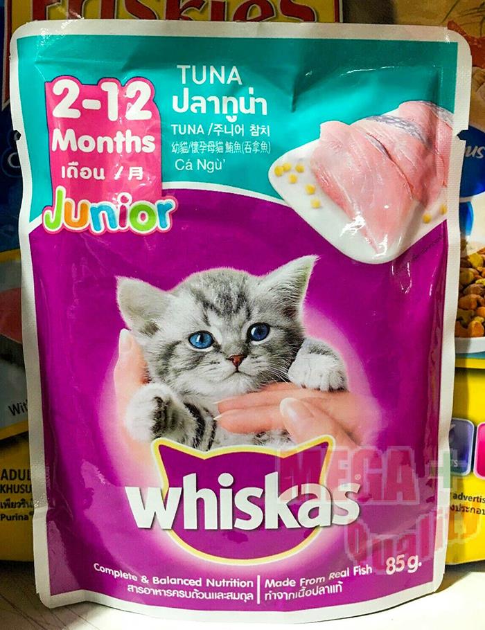 85 g. Whiskas Pouch Junior Cat Kitten Wet Food From Real ...