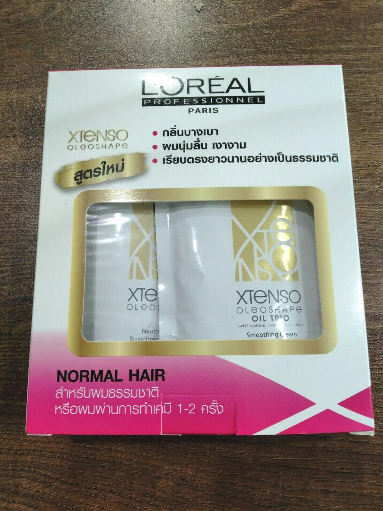 3 x Loreal Pro XTenso Oleoshape Perm Pink Natural Color Hair