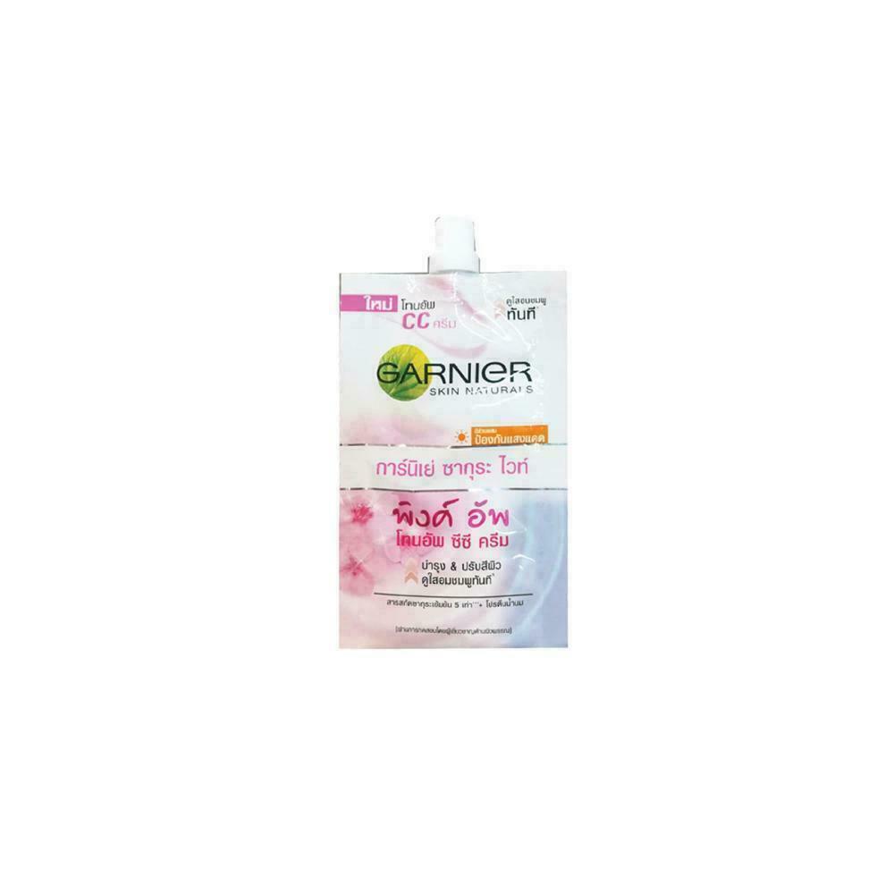 D.O.C BRIGHT UP CREAM N°6 30g Garnier Sakura Whiten Bright Pink up Tone Up CC Cream 7 g