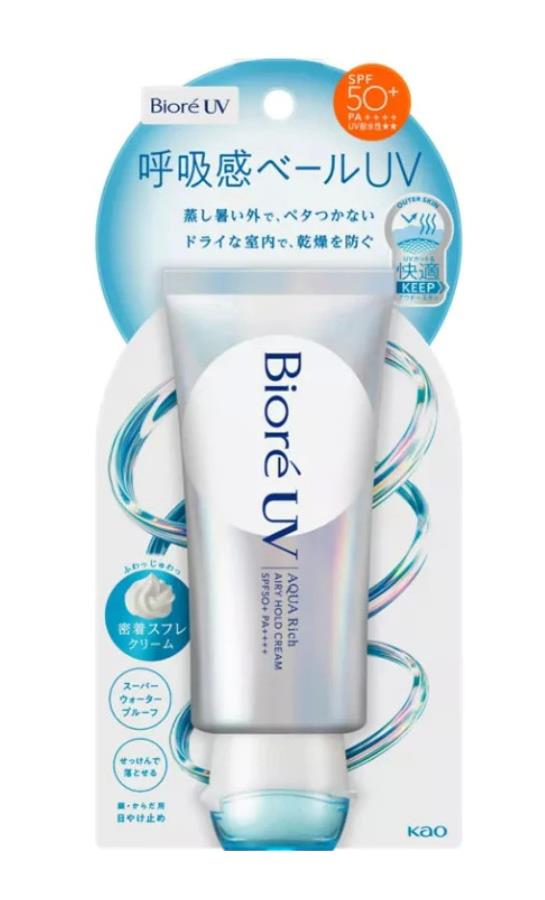 Biore Uv Aqua Rich Airy Hold Cream Spf50+ Pa++++ Comfortable and