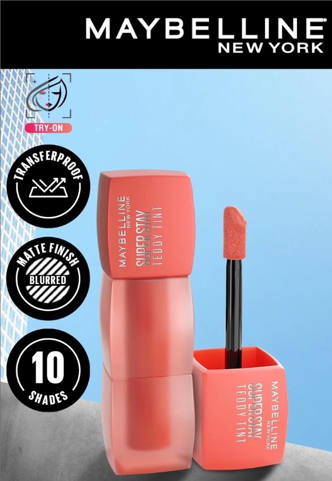 Maybelline Super Stay Teddy Tint soft matte texture 5ml. # 55 Knee