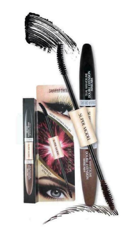 SIVANNA COLORS Super Model Double Extension Mascara 2 in 1 Brow