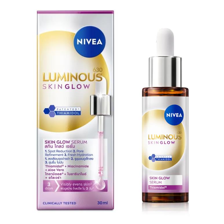 NIVEA Luminous 630 Skin Glow Serum 30ml Thiamidol Face Bright Care