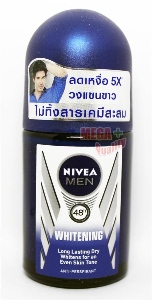 Nivea For Men Deodorant Bright Roll-on Long Lasting Dry 48