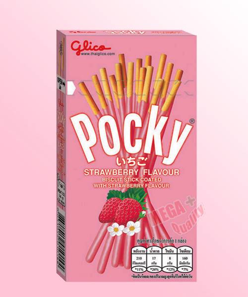 Glico Pocky Candy - Strawberry  Fulamingo Japanese Grocery & Sake