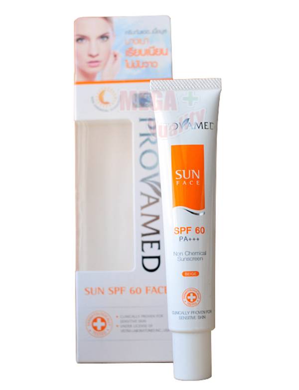 chemical sunscreen for face