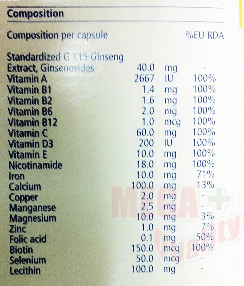 Geriatric Pharmaton Multivitamins Minerals Prophylaxis of Aged Infirmities 30cap eBay