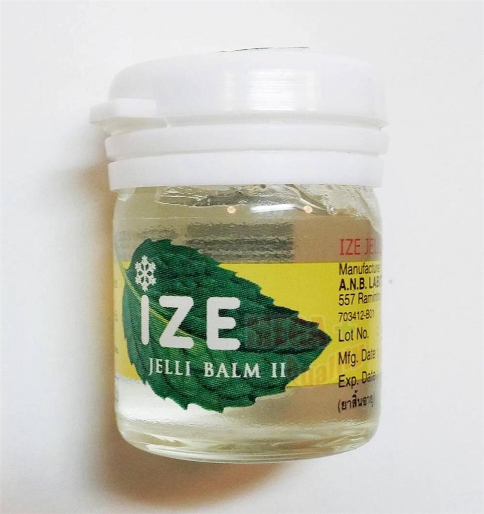 9 x IZE JELLI JELLY BALM II Nasal Inhaler Dizzy Relief Headache Motion