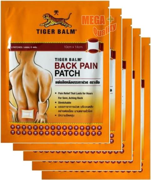 Big Size Tiger Balm Back Pain Patch Plaster Medicated Relief 5packs (10