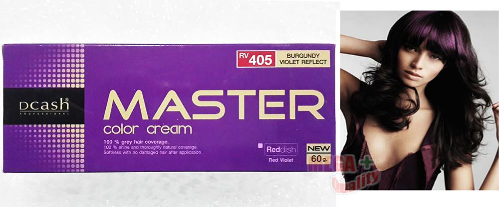 Details About Dcash Permanent Hair Dye Color Cream Reddish Rv 405 Burgundy Violet Reflect