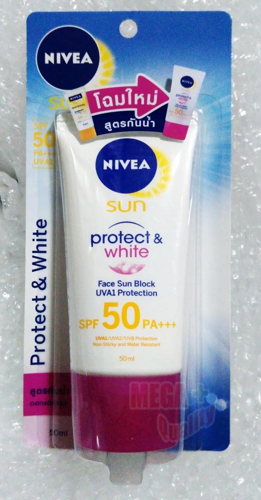 NIVEA Face SUN Block Whitening Cream SPF 50 PA ++ 50g.