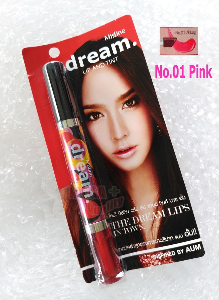 Mistine Dream Lip Tint 2in1 Sexy Pink No 01 Pink Gloss Shimmer By Aum 4 7g Ebay