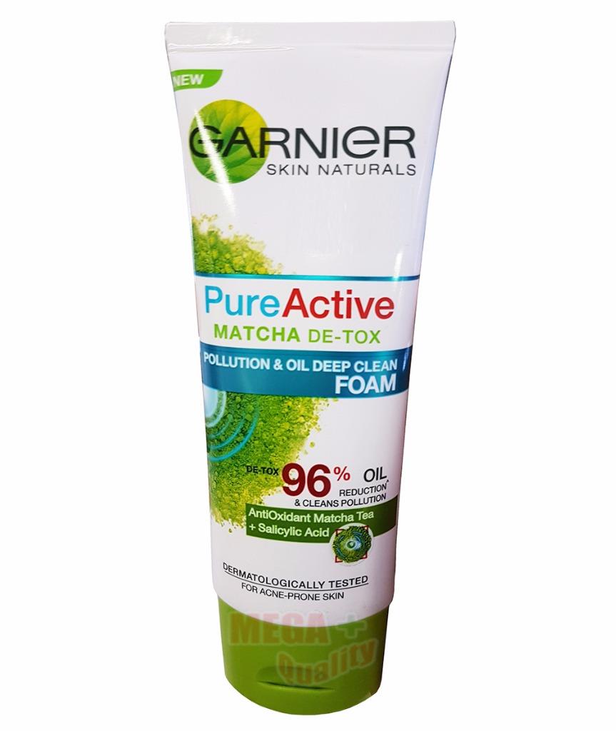 50ml Garnier Pure Active Matcha De Tox Pollution Oil Deep Clean Facial Foam 8992304081521 Ebay