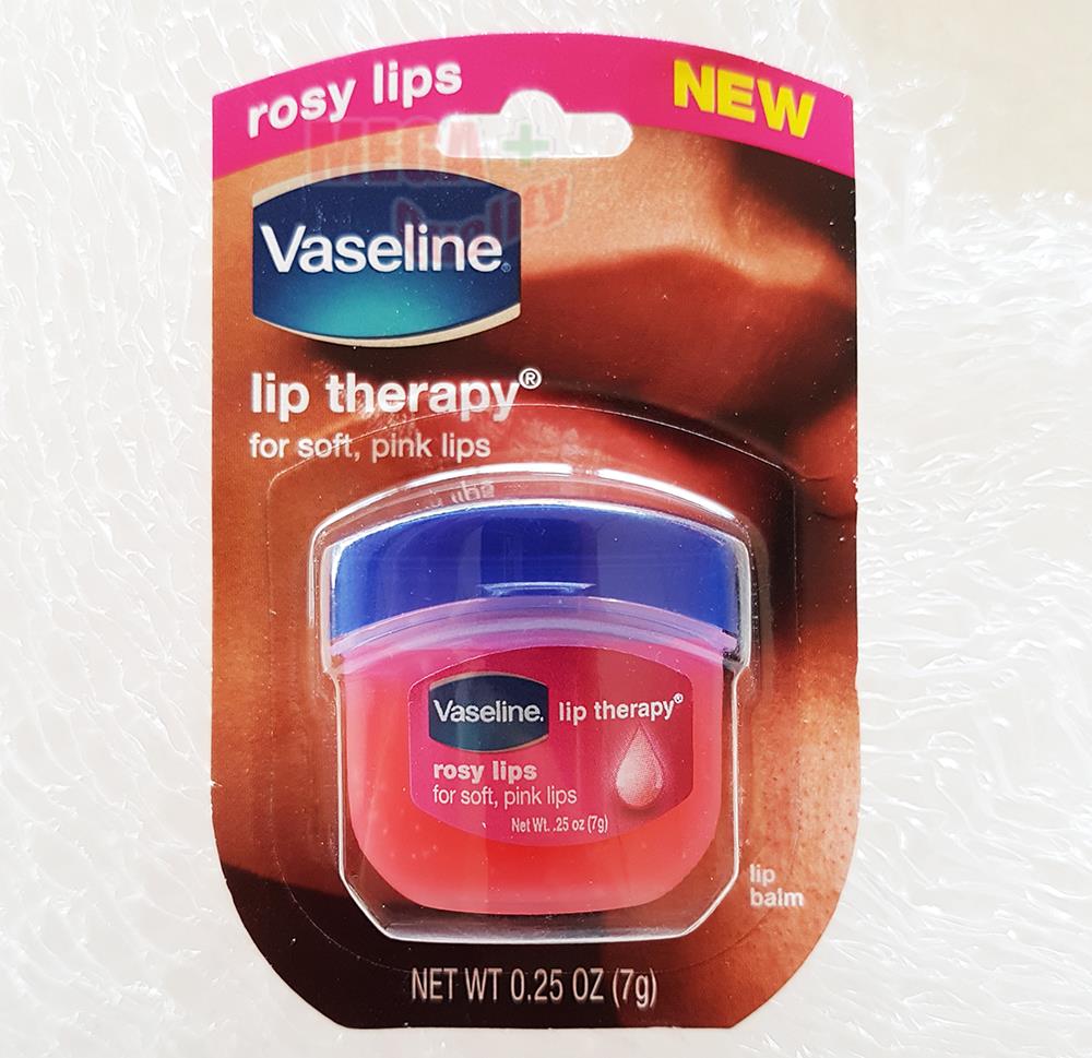 Vaseline Lip Therapy Lip Balm Rosy Lips for Soft, Pink ...