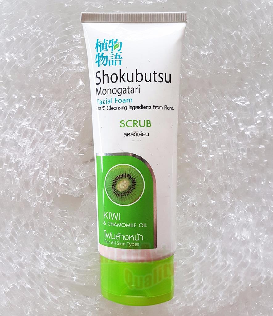 shokubutsu facial foam
