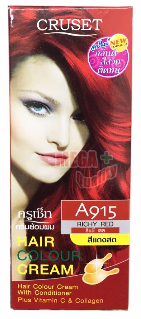 Cluset Hair Dye Colour Cream With Conditioner Collagen A915 Richy Red 8850407010025 Ebay