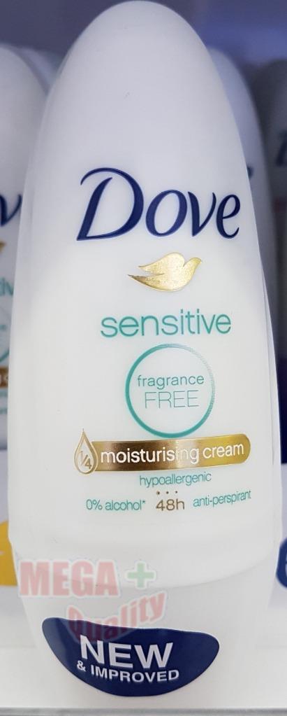dove sensitive moisturising cream