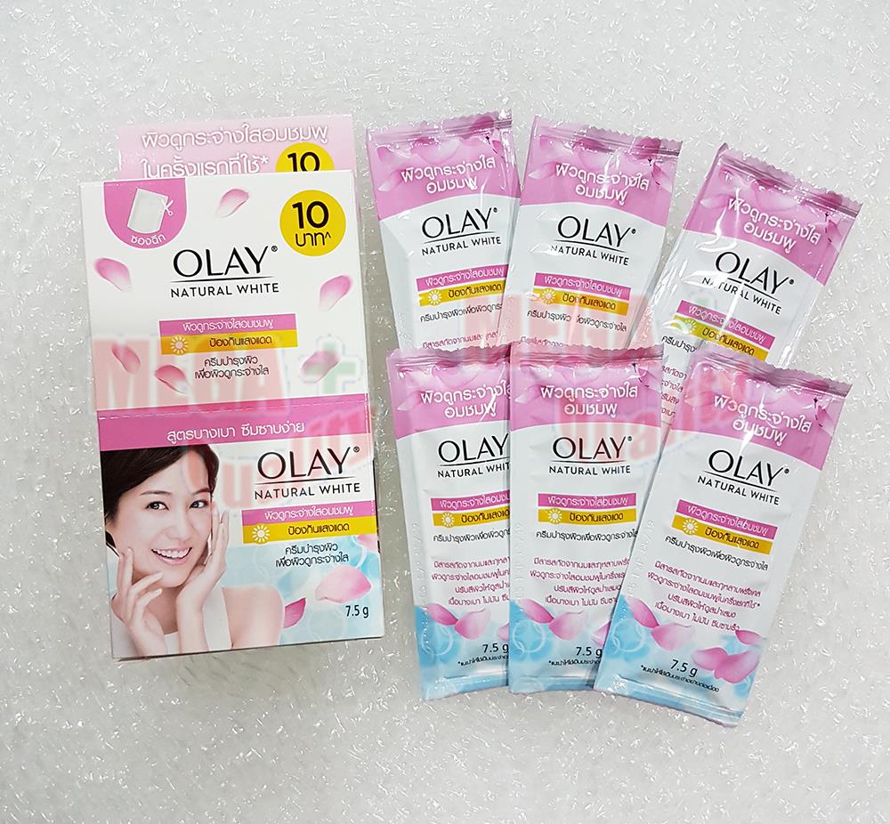 olay natural white all in one fairness day cream sachet