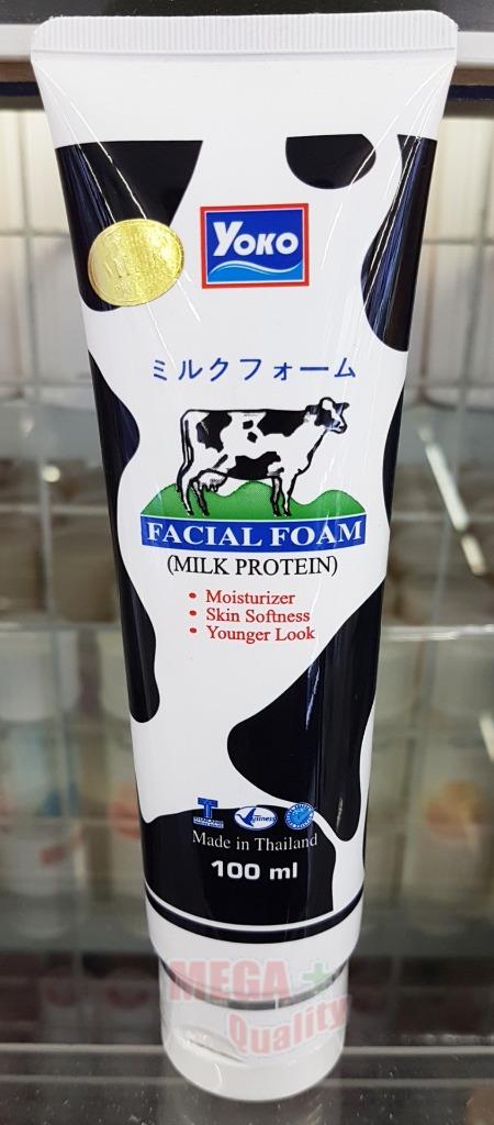 YOKO FACIAL FOAM Milk Protein Cleanser Face Wash Moisturizer