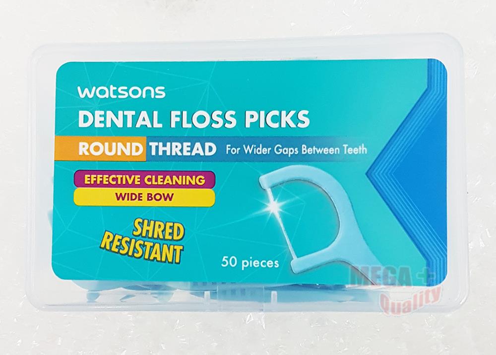 Watsons Wide Bow Flat Oral Dental Floss Picks For Tightly Spaced Teeth 50 Pieces 4894532391349 Ebay