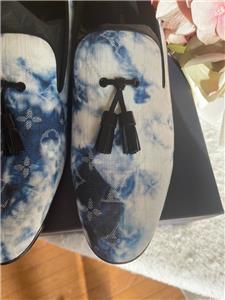 NEW LOUIS VUITTON Monogram Denim Tie Dye Mens Auteuil  display picture 1