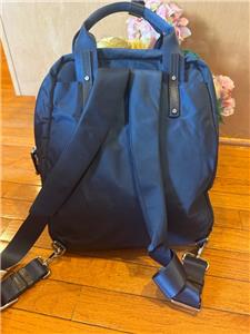 Tumi Epsom Convertible Backpack in Blue & Silver Hardware Tumi Convertible Bags & Handbags for Women for sale | eBay main image 3