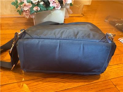 Tumi Epsom Convertible Backpack in Blue & Silver Hardware Tumi Convertible Bags & Handbags for Women for sale | eBay main image 4