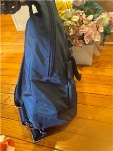 Tumi Epsom Convertible Backpack in Blue & Silver Hardware  display picture 1