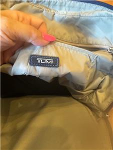 Tumi Epsom Convertible Backpack in Blue & Silver Hardware  display picture 2