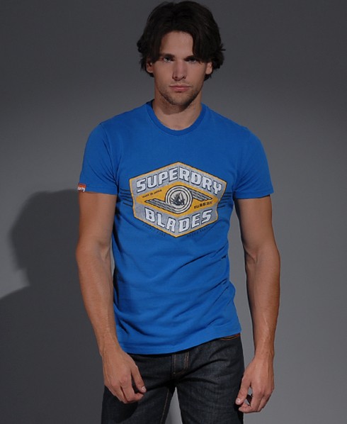 new mens superdry blacklabel blades tshirt xd1432/0574