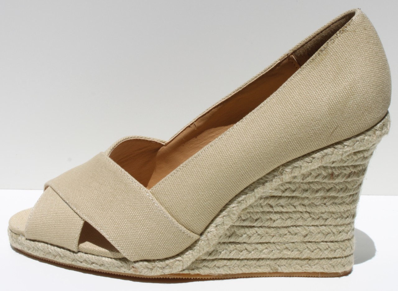 Bumper Canvas High Platform Wedge Sandals Women Shoes Bumper Canvas High Platform Wedge Sandals Women Shoes