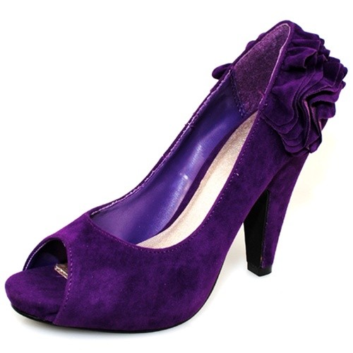 size 7 purple heels