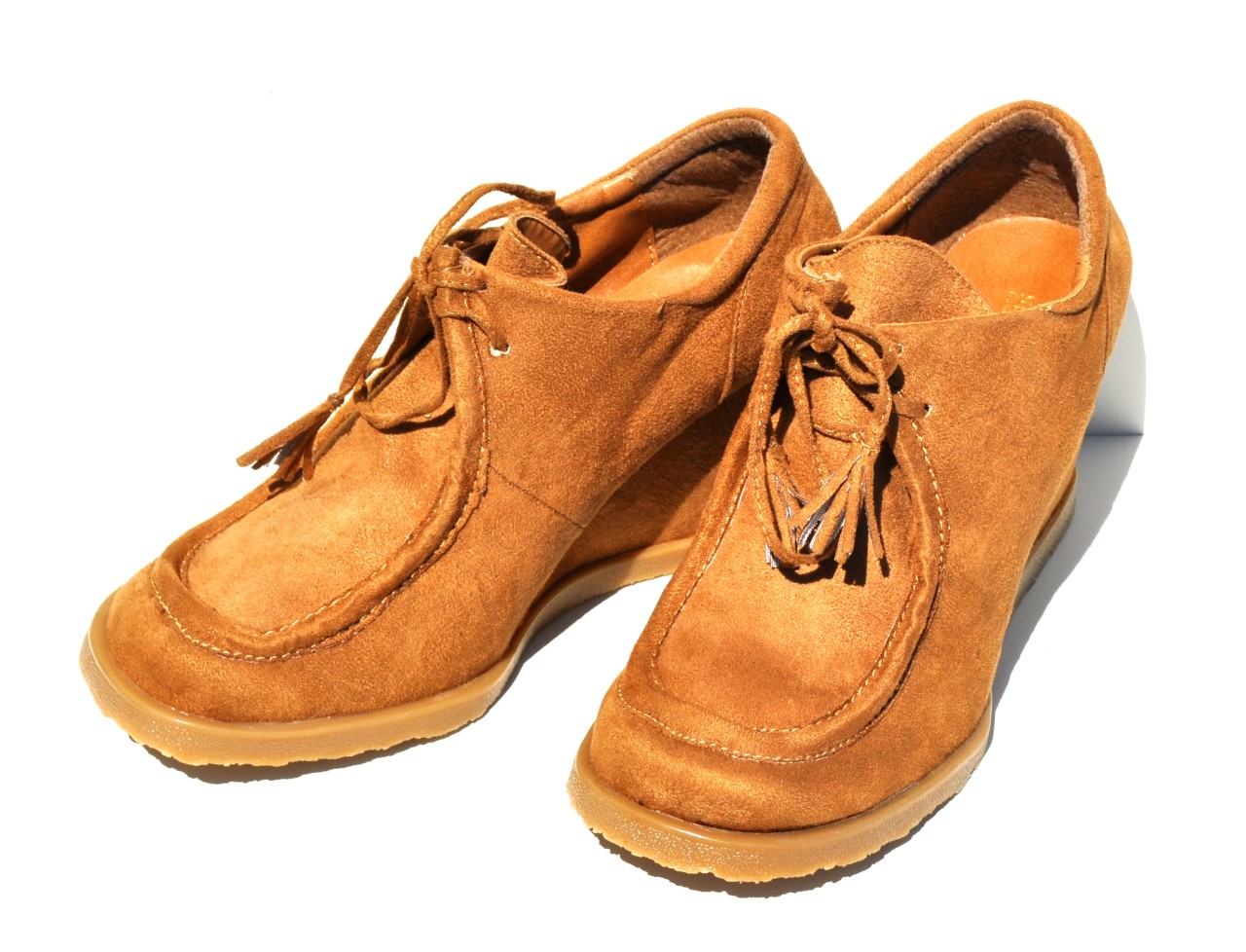 Splash Camel Faux Suede Platform Sneakers Womens Shoes Splash Camel Faux Suede Platform Sneakers Womens Shoes