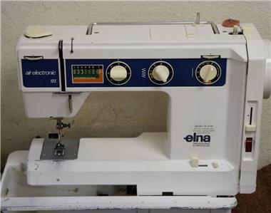 Sewing Machine ELNA Air Electronic Su 69 390B Switzerland J549 | eBay