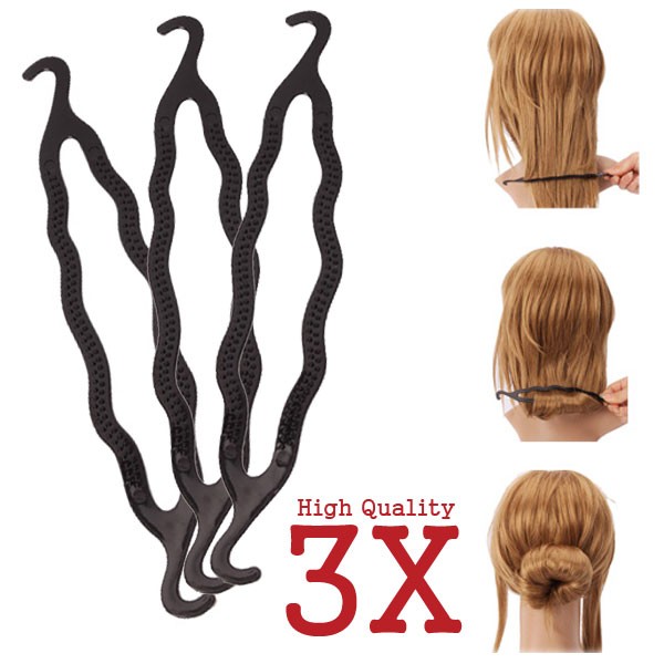 New Lot Magic Bun Hair Twist Braid Tool Styling Clip Care Easy ...