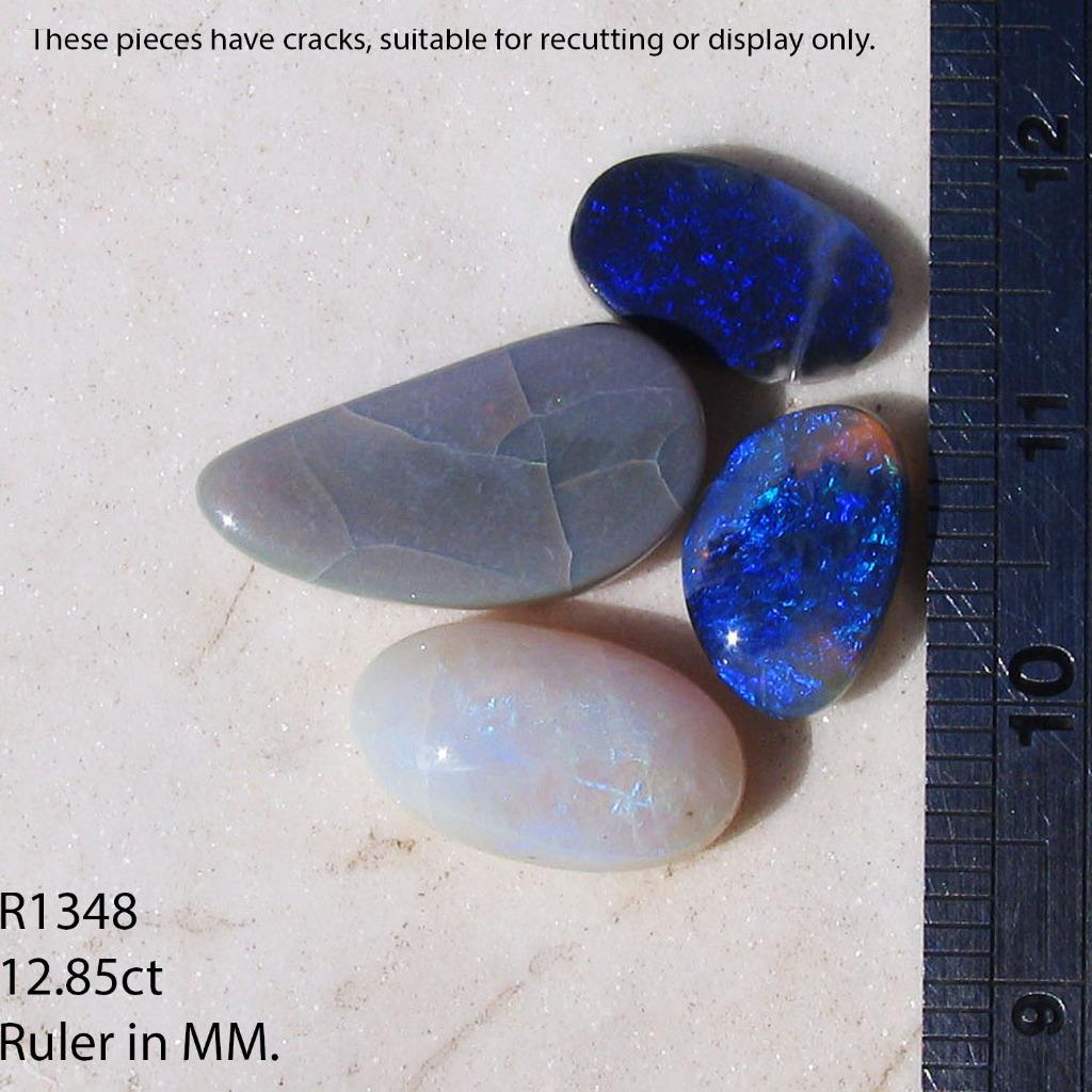 Lightning Ridge opal Natural solid Australian opal for jewelry